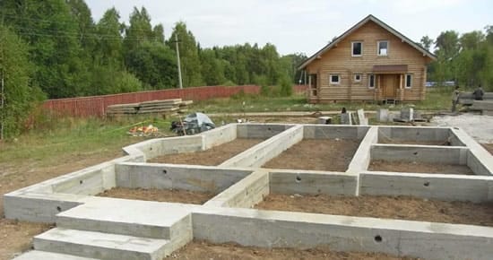 Ленточный фундамент своими руками