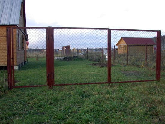 Металлический ворота своими руками