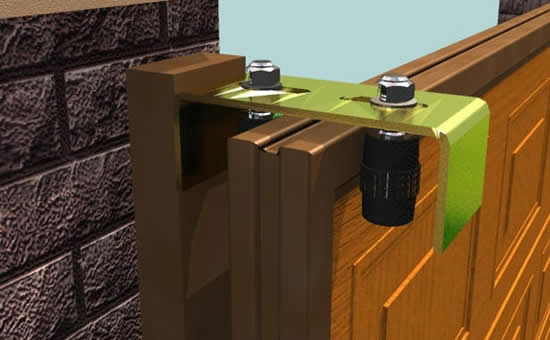 Монтаж верхних роликов