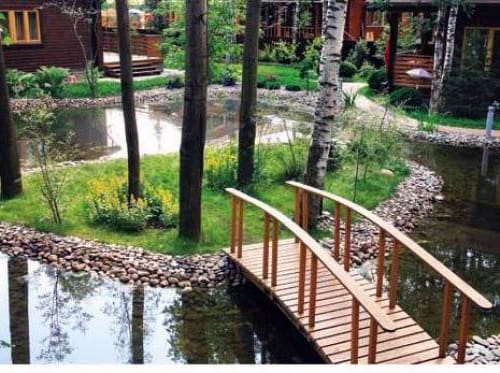 Мостик на даче своими руками