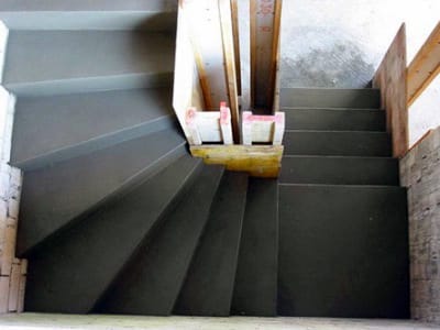 Образец бетонной лестницы