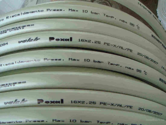 Образец маркировки на трубах