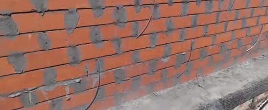 Образец уже уложенной проволоки