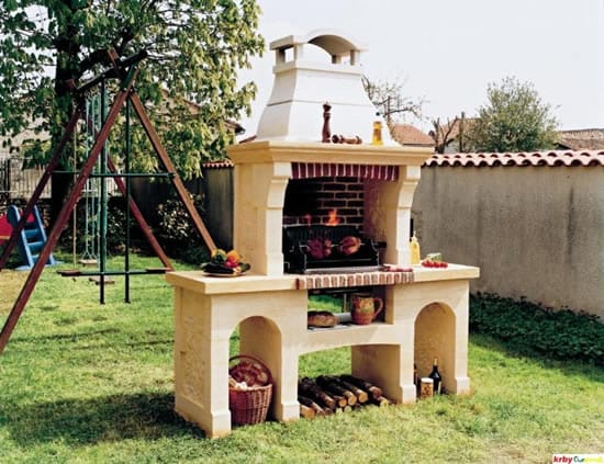 Печь барбекю из кирпича своими руками