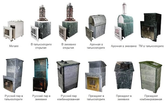 Печи из талькохлорита от производителя