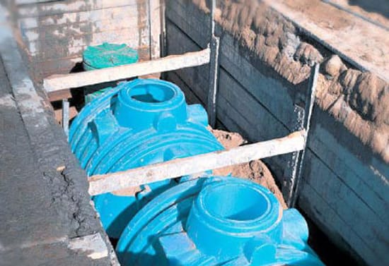 Пластиковый септик - фото