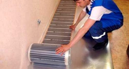 Пленочный теплый пол своими руками