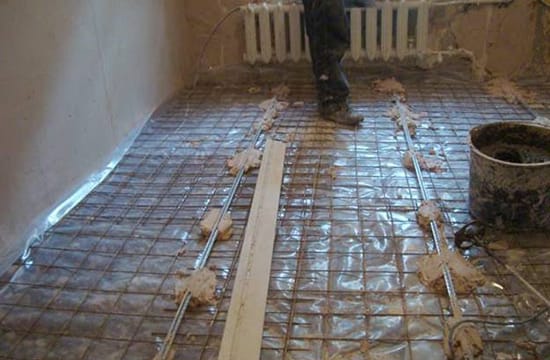 Подготовка к стяжке пола