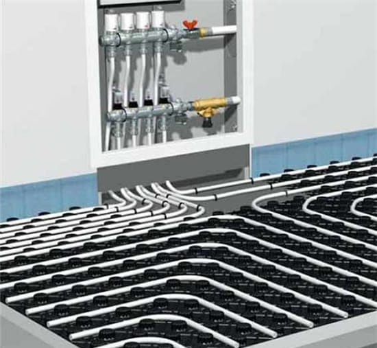 Подключение водяного теплого пола