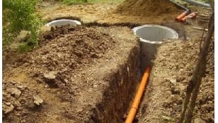 Прокладка наружных канализационных труб