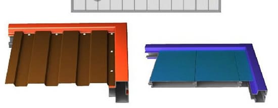 Процесс крепления полотна