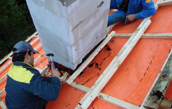 Процесс создания обрешетки