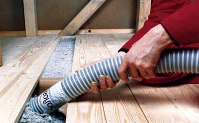 Процесс утепления пола