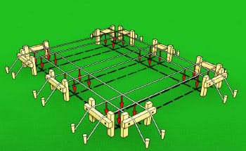 Разметка участка