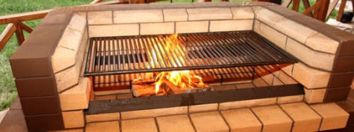 Решетка и поддон для углей