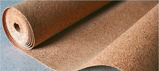 Рулонный пробковый пол