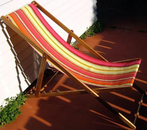 Шезлонги на даче своими руками