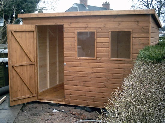 Сарай на даче своими руками