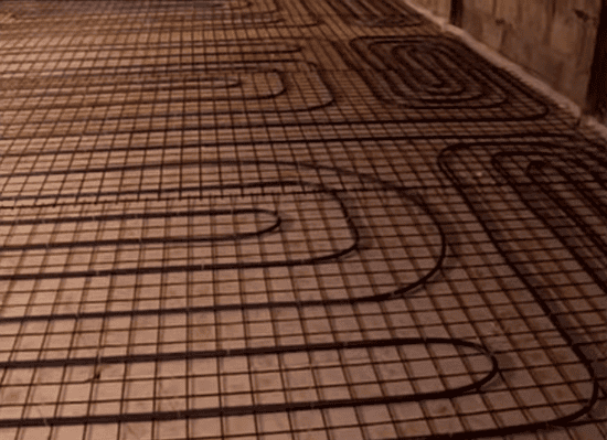 Схема укладки труб методом - улитки