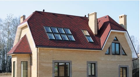 Сложная четырехскатная крыша