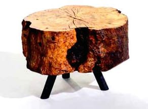 Стол из бревна