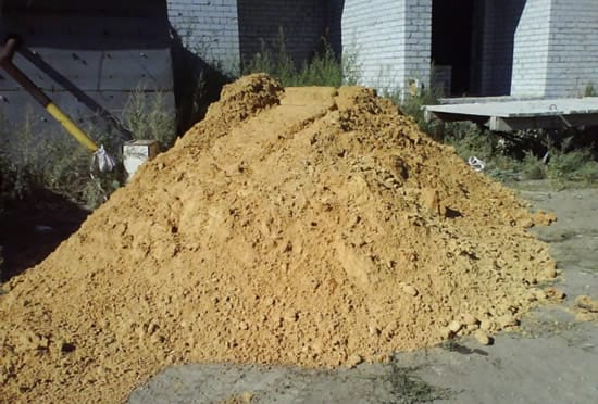 Строительный песок - фото