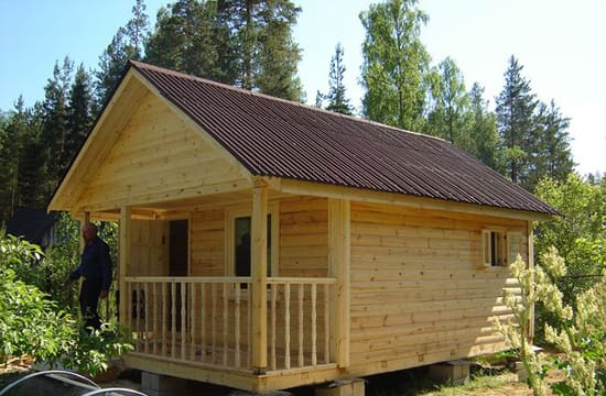 Строительство фундамента для бани из блоков