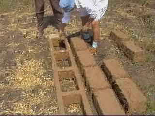 Сушим кирпич на открытом воздухе