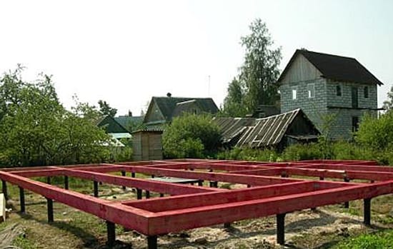 Свайный фундамент на плывуне