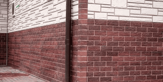 Образец отделки цокольным сайдингом