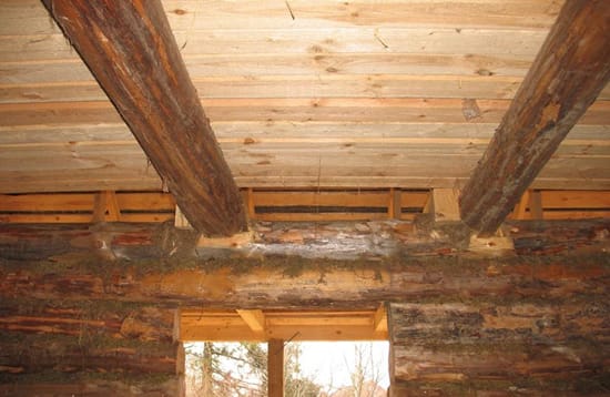 Технология подшивного утепления крыши бани