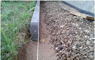 Технология установки бордюра