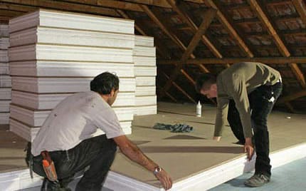 Теплоизоляция пенопластом перекрытий и пола