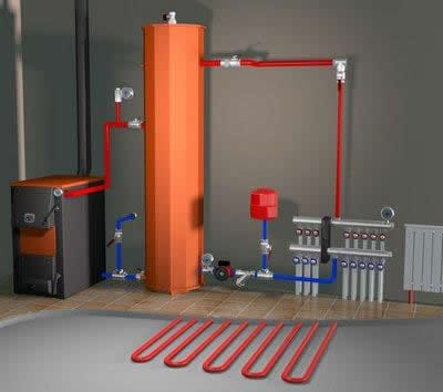 Теплый пол с гидравлическим разделителем