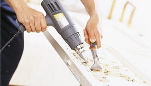 Термический способ удаления краски