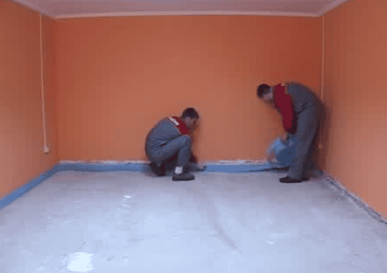 Укладка демпферной ленты