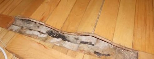 Укладка ламината на неровный пол фото