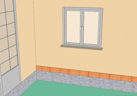 Устанавливаем опору