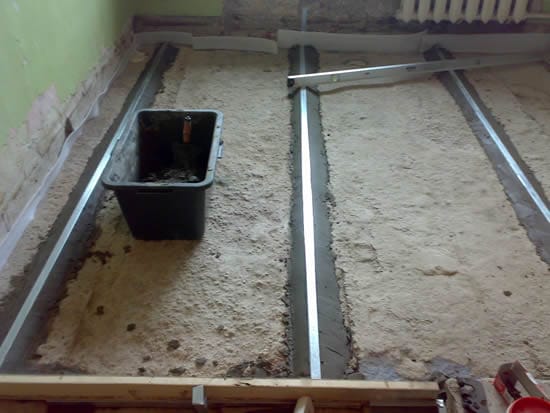 Установка маяков - фото