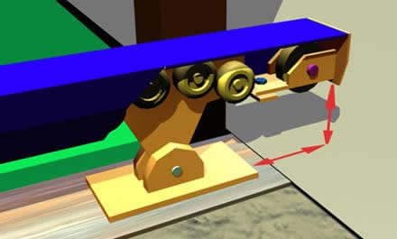 Установка роликов