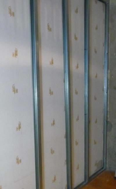 Установка стоечных профилей