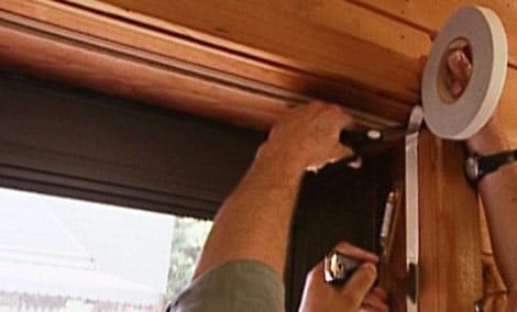 Установка уплотнительной полимерной ленты