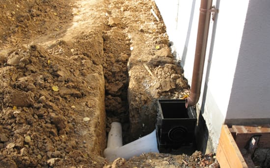 Устройство ливневой канализации