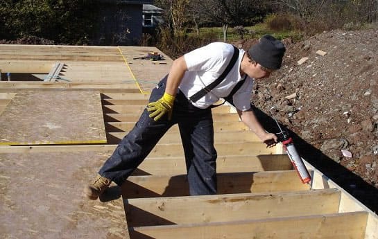 Устройство пола в каркасном доме