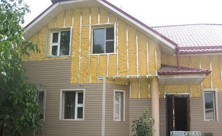 Утепление деревянного дома снаружи