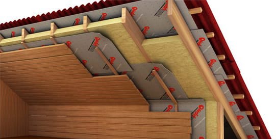 Утепление скатов крыши