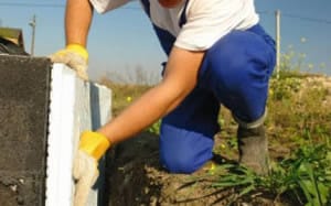 Утепление цокольной части фундамента