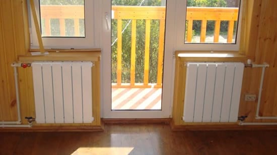 Вариант подключения радиаторов в квартире