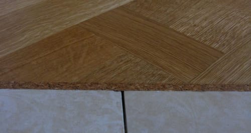 Вариант стыковки ламината и плитки