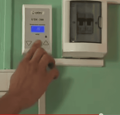 Включаем терморегулятор